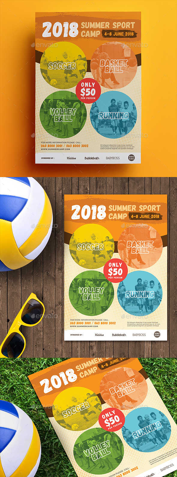 Summer Sport Camp Flyer 2 - Sports Events