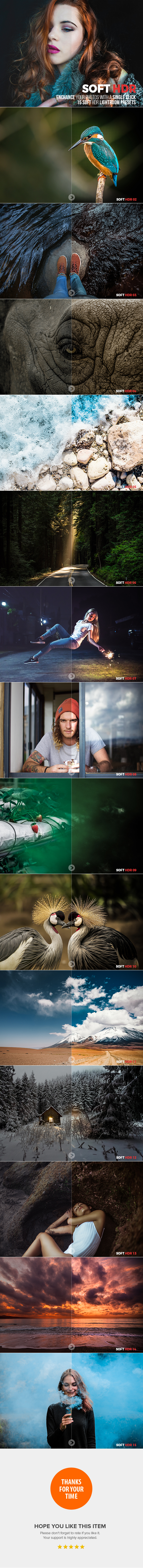 15 Soft HDR Lightroom Presets - HDR Lightroom Presets