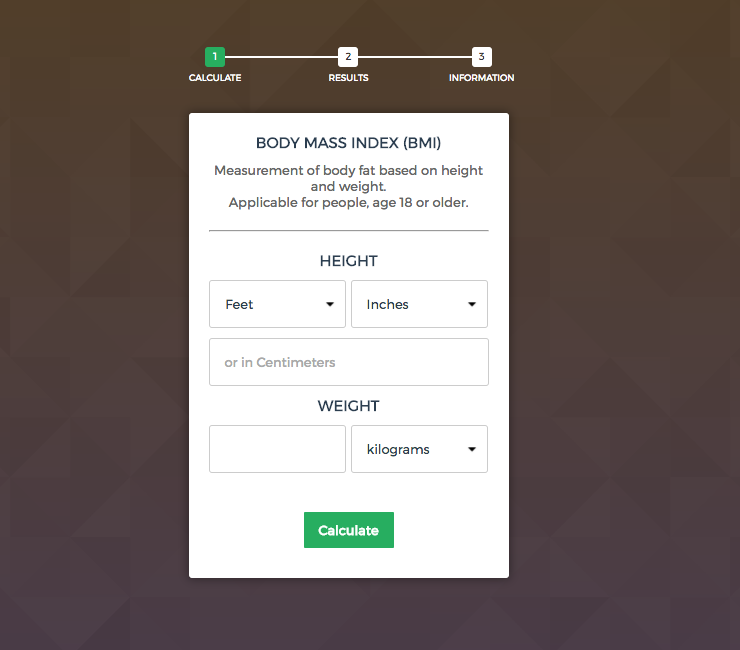 Fitform Bmi Calculator For Html Js Php Responsive By Gameofwp