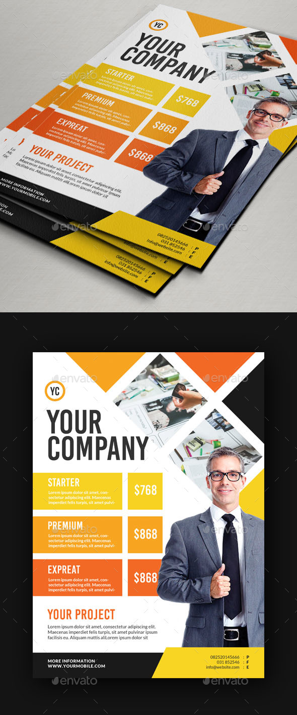Price or Package flyer - Corporate Flyers