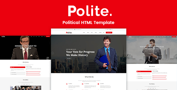 Political Campaign Website - ThemeForest 19742712