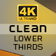 Clean Lower Thirds II - VideoHive Item for Sale