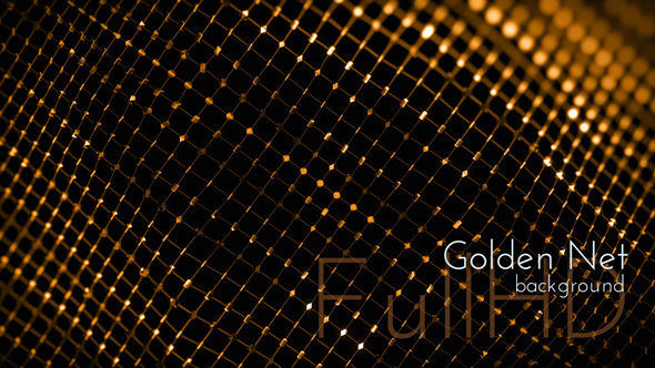 Golden Net Background