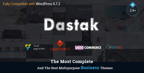 Dastak - A Multipurpose Responsive Theme - Business Corporate