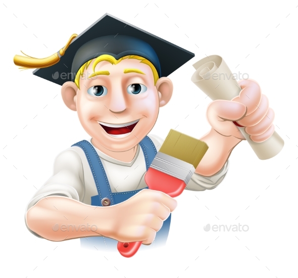 Graduate Painter Decorator - Miscellaneous Vectors