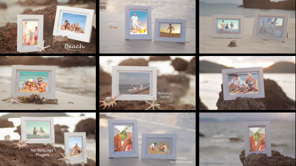 Beach Photo Frame Gallery