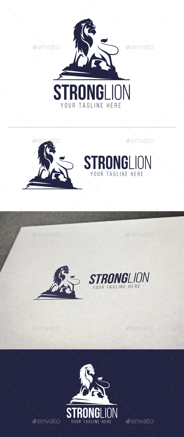 Strong Lion - Animals Logo Templates