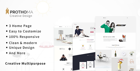 Prothoma - Creative Multi-purpose HTML Template - Corporate Site Templates