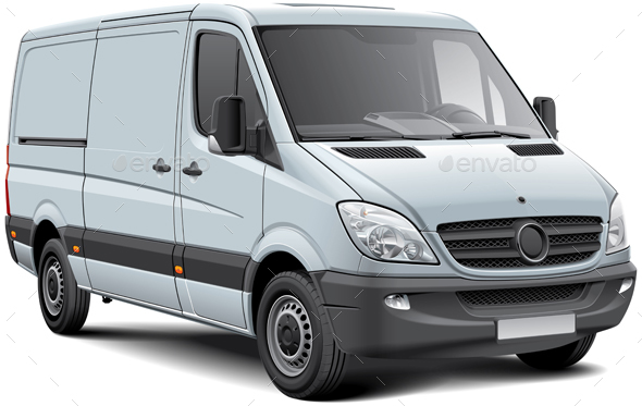European Light Goods Vehicle - Vectors