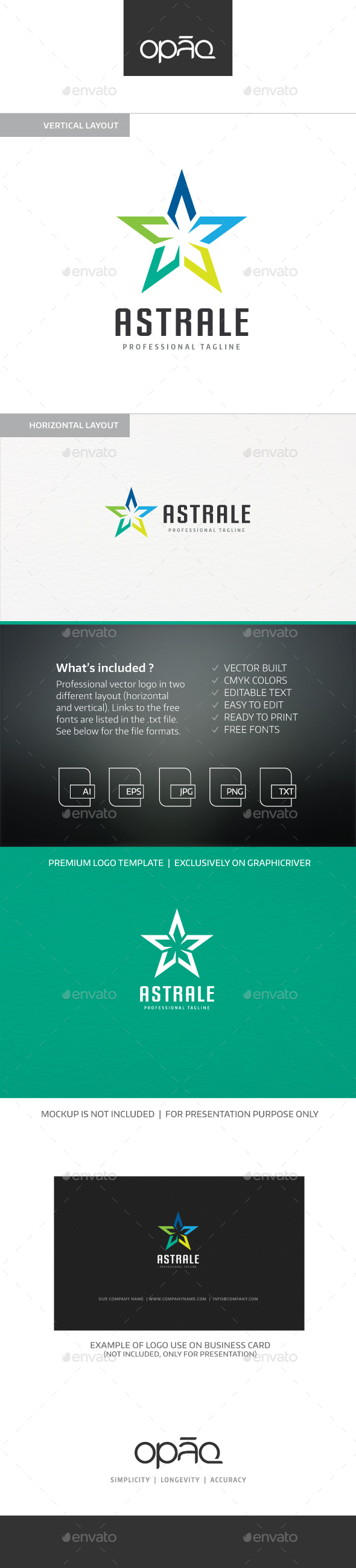 Abstract Star Logo - Symbols Logo Templates