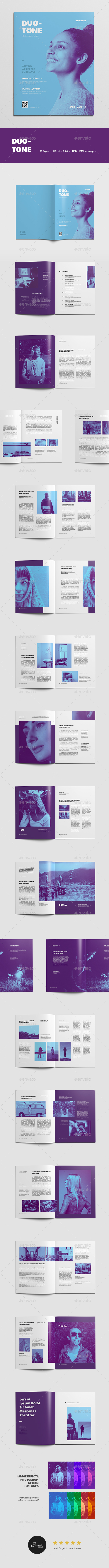 Duotone Magazine - Magazines Print Templates
