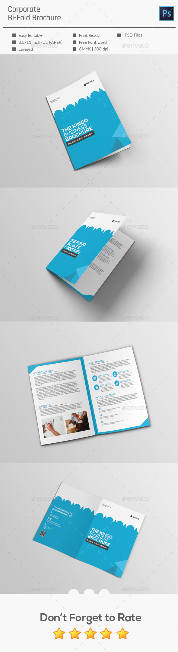 Corporate Bi-fold Brochure - Corporate Brochures