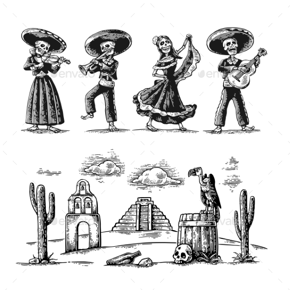 Day of the Dead Dia De Los Muertos - Miscellaneous Seasons/Holidays