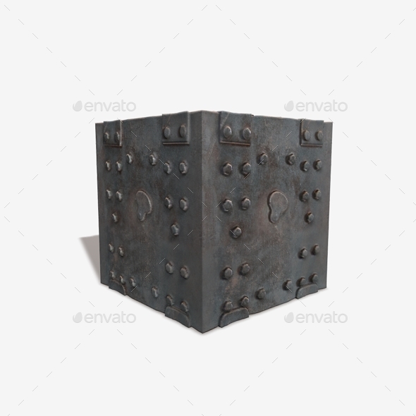 Bolted Wooden Box Seamless Texture
