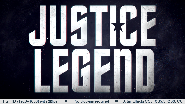 Justice Legend Trailer - VideoHive 19747459