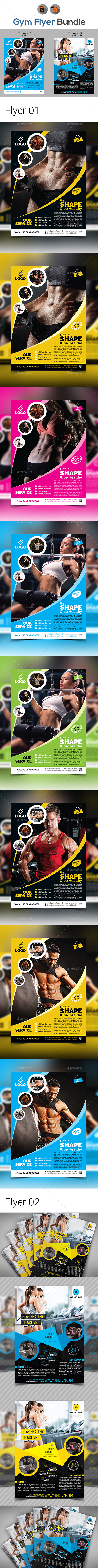 Fitness Flyer Bundle V10