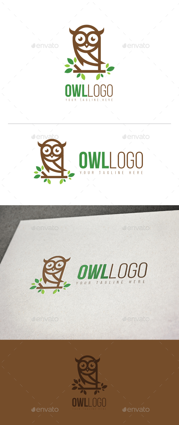 Owl Logo - Animals Logo Templates