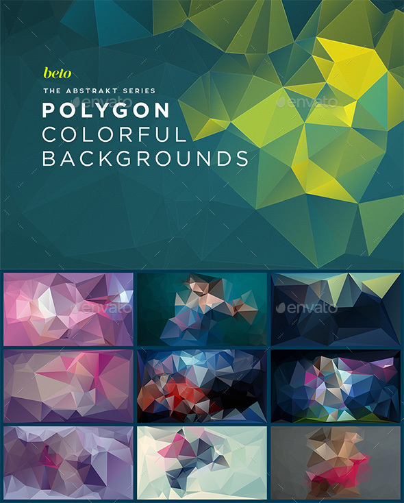 Polygon Abstract Backgrounds V3 - Abstract Backgrounds