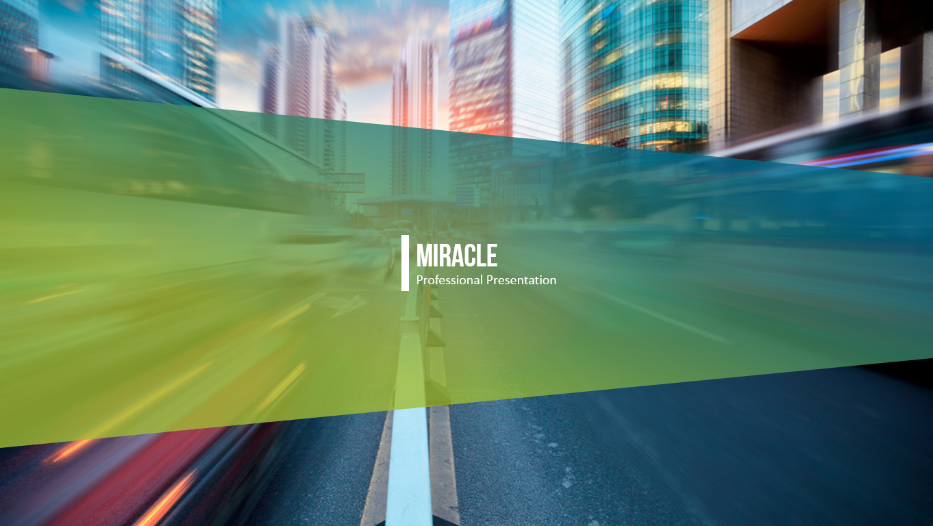 Miracle - Multipurpose Powerpoint Template, Presentation Templates