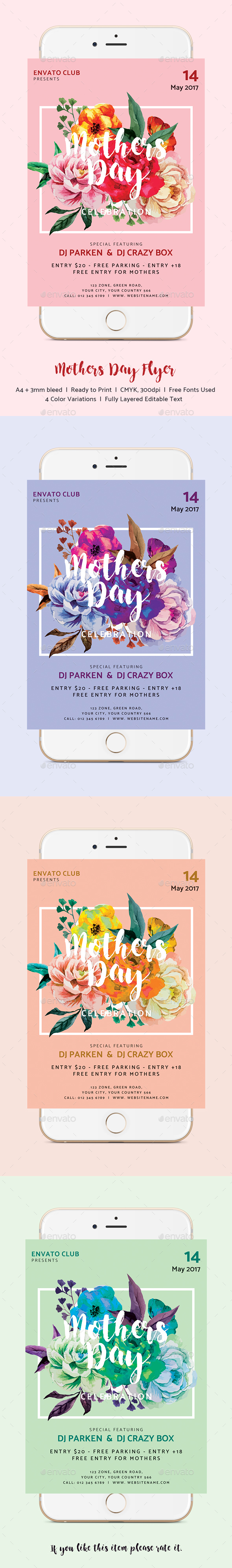 Mothers Day Flyer - Print Templates