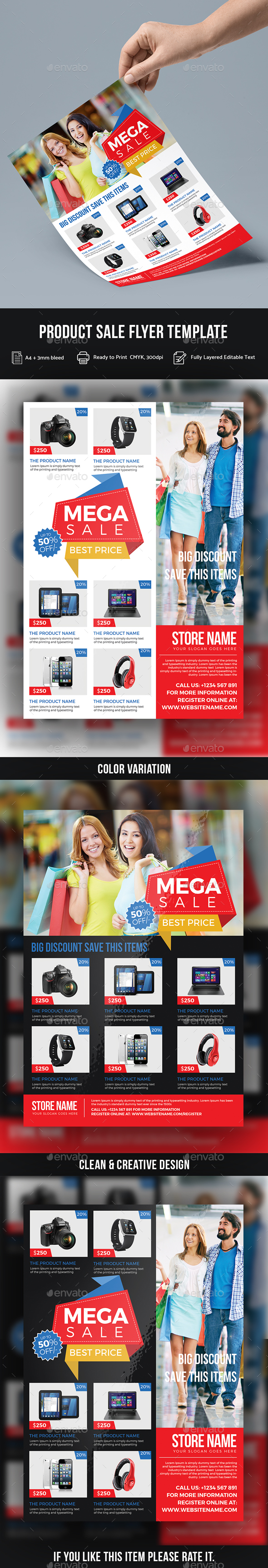 Product Sale Flyer - Print Templates