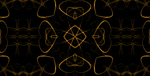 Abstract Gold Kaleida