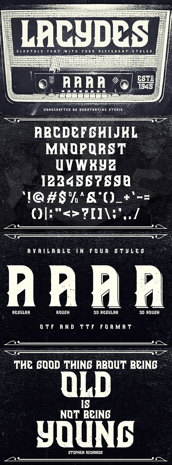 Lacydes - Serif Fonts