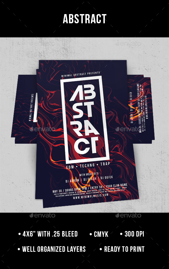 Abstract - Flyer - Clubs & Parties Events