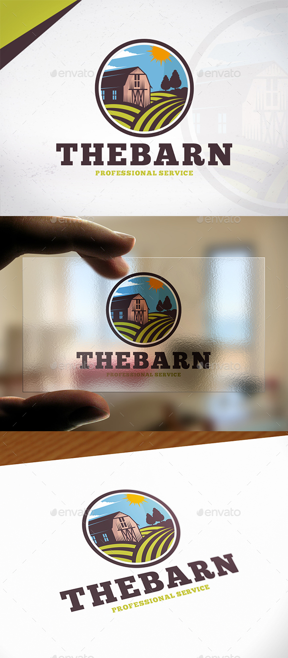 The Barn Logo Template - Nature Logo Templates
