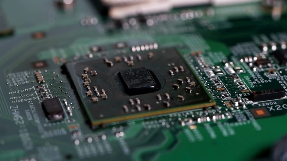 The Chip Flares Up and Melts, Stock Footage | VideoHive