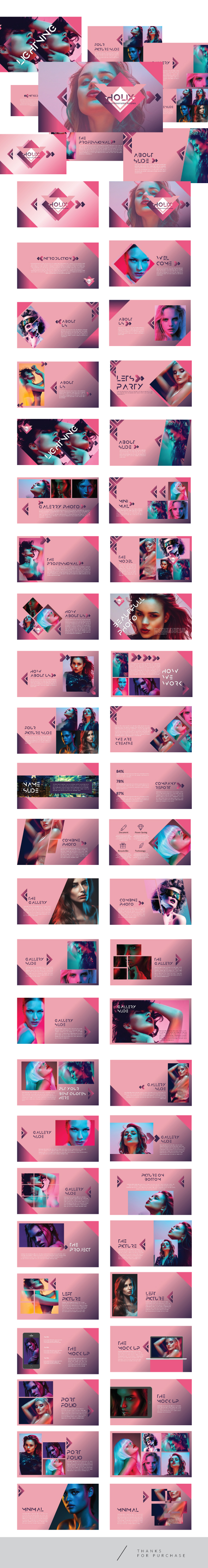Holix - Multipurpose Powerpoint Template - Creative PowerPoint Templates