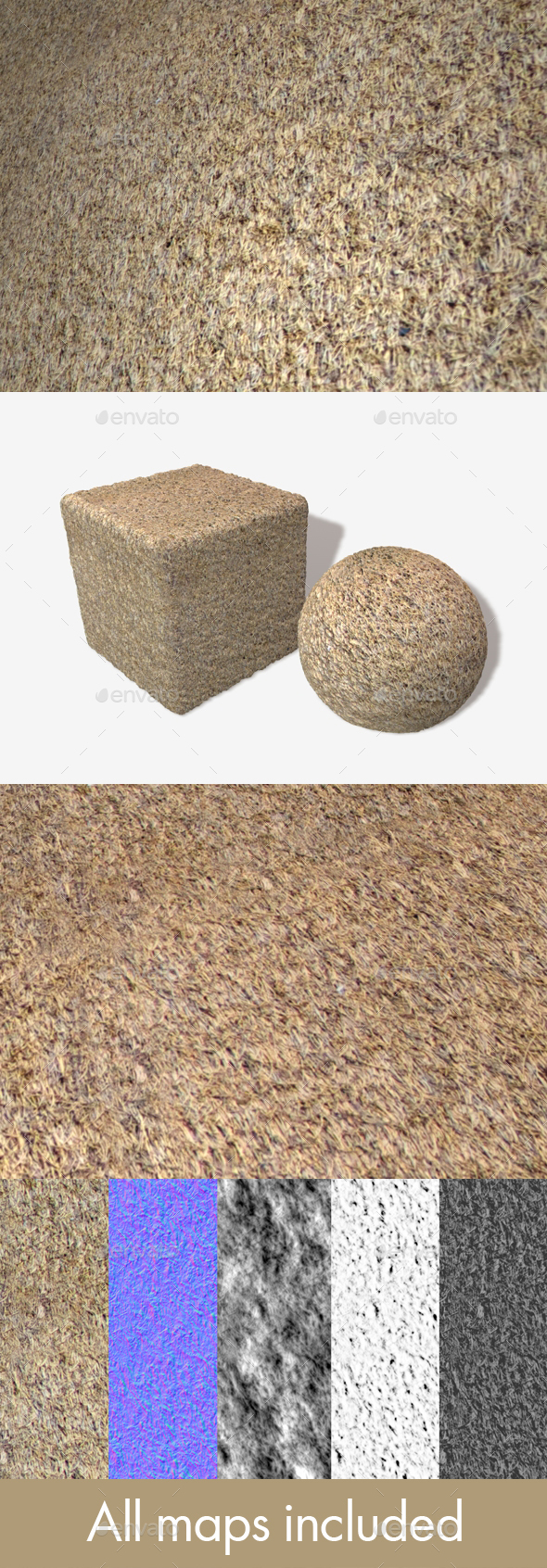 Thatched Roof Seamless - 3Docean 19752041