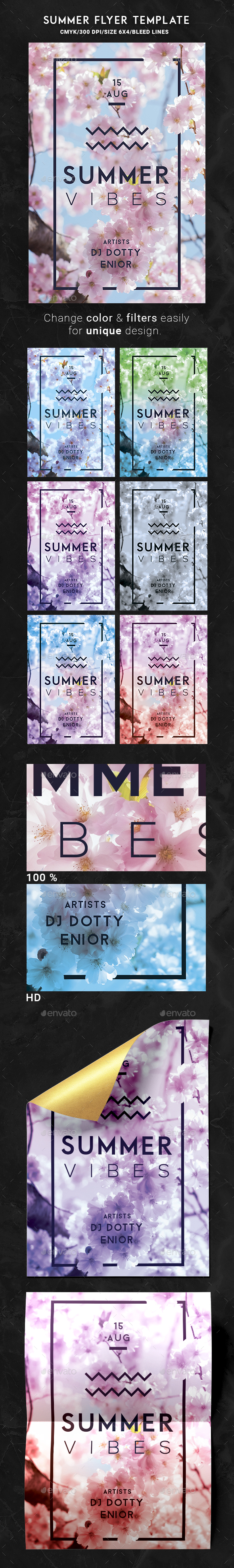 Summer Flyer Template - Holidays Events