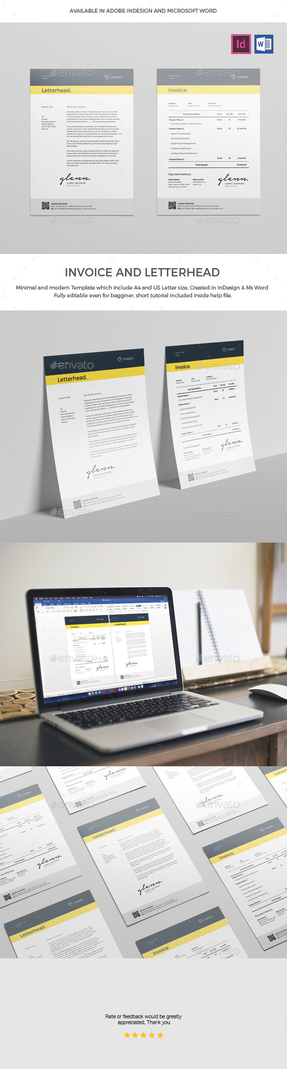 Invoice - Proposals & Invoices Stationery