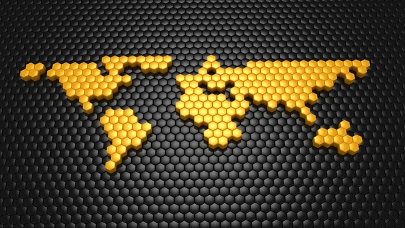 World Map Animation alt