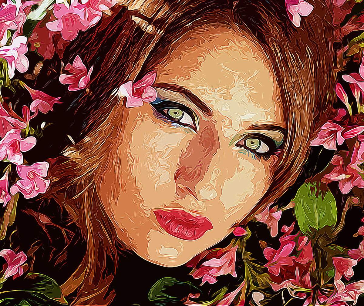 oil painting photoshop action