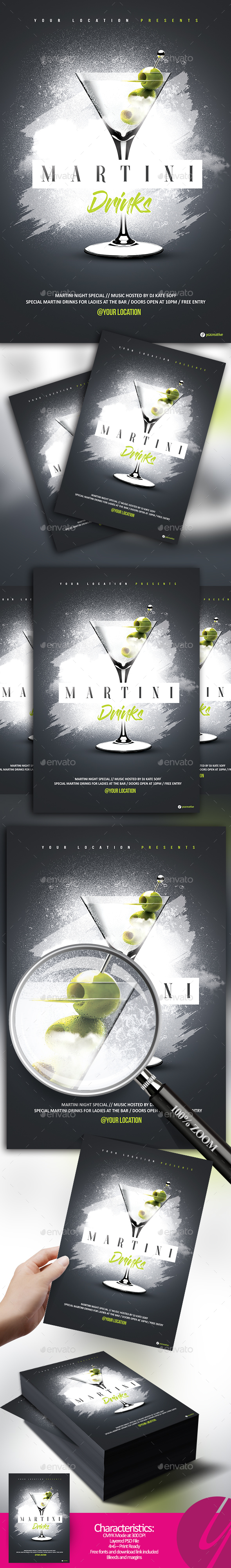 Martini Drinks - Clubs & Parties Events