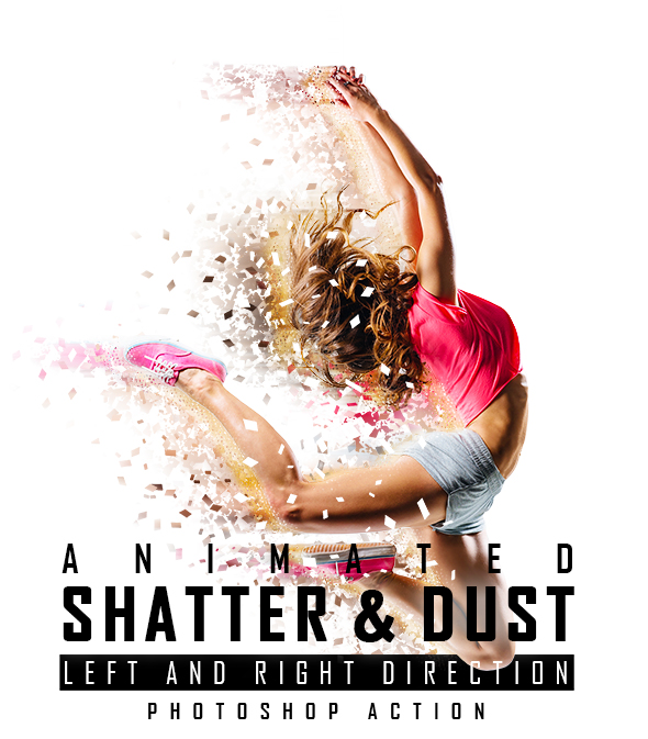 Graphicriver shatter photoshop action 8116407