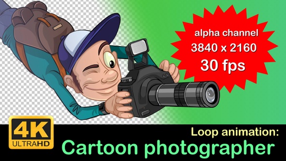 Cartoon photographer
