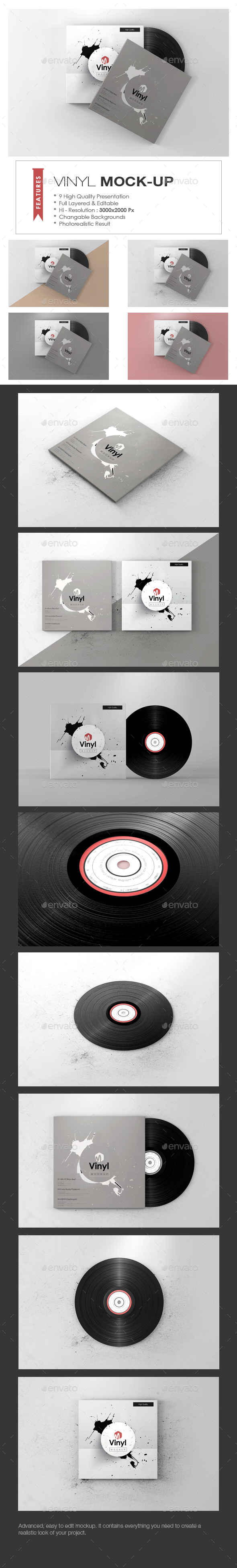 Download Vinyl Mock-up by 89PixeL | GraphicRiver