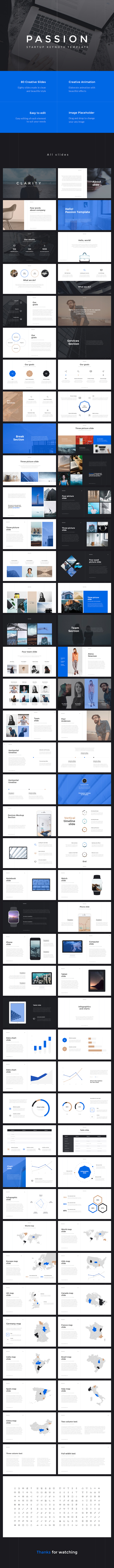 Passion Startup Keynote Template - Keynote Templates Presentation Templates