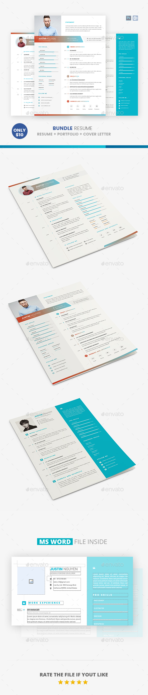 Bundle Resume - Resumes Stationery