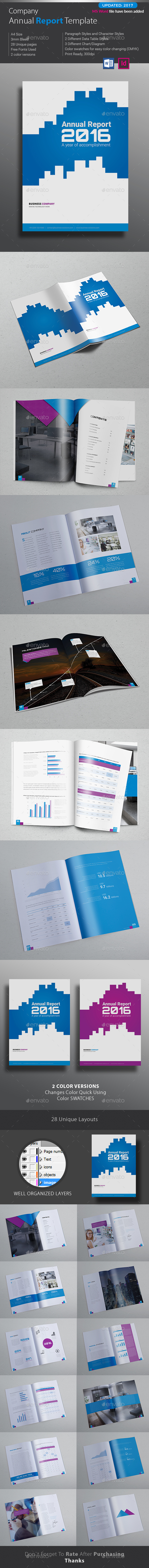 Annual Report Word - Corporate Brochures