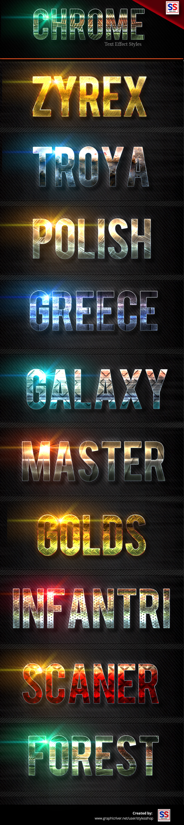 Bold Light Text Effect vol 1 - Text Effects Styles