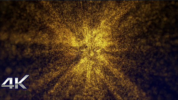 Epic Gold Particles Background ( Ultra HD )