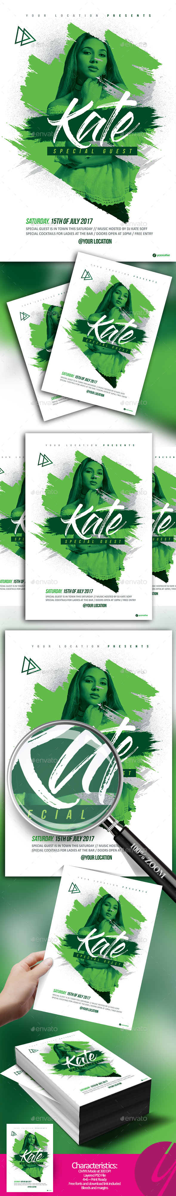 Special Guest Flyer - Clubs & Parties Events