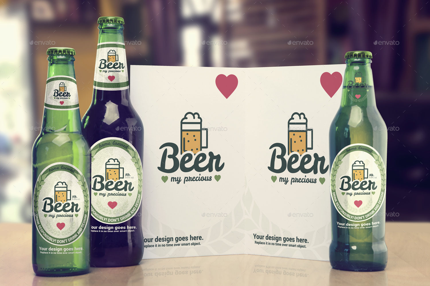 Download Beer Package & Branding Mock-up by CreativeForm | GraphicRiver