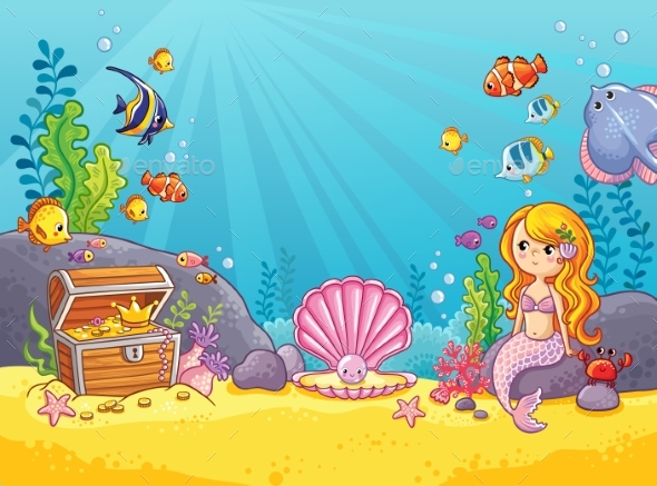 Background with an Underwater World - Landscapes Nature