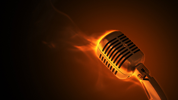 Microphone On Fire