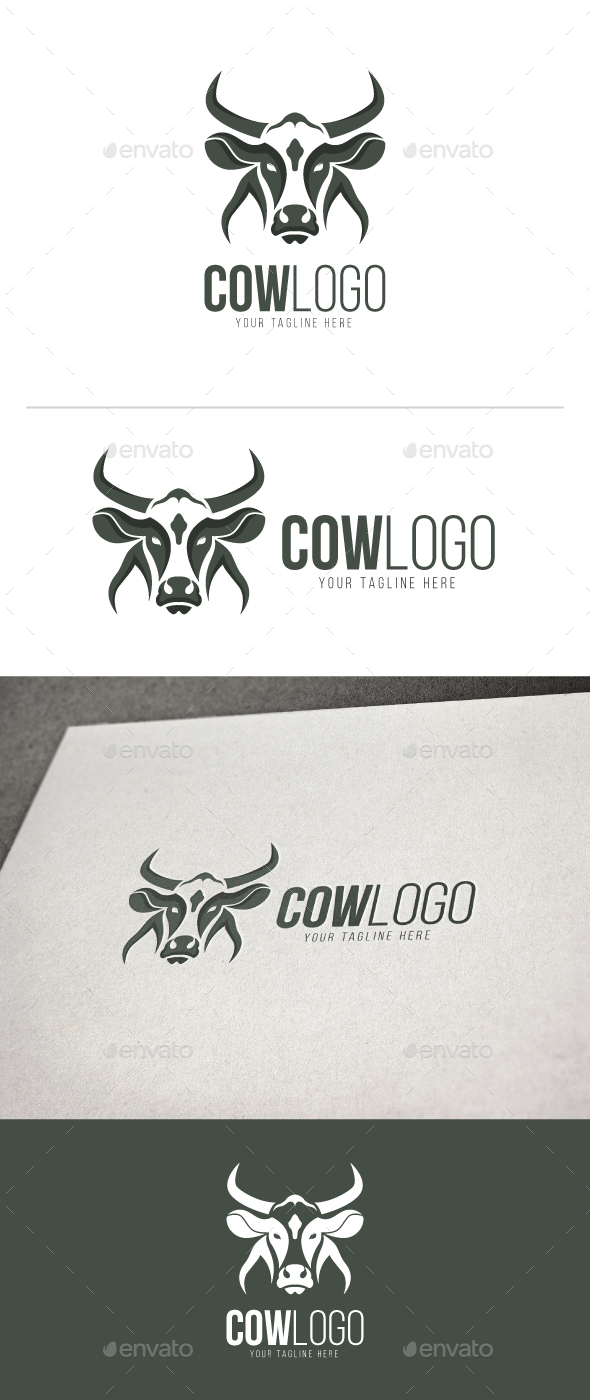 Cow Logo - Animals Logo Templates